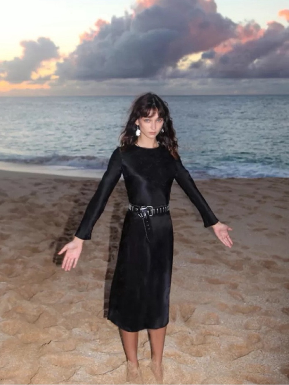 Réalisation Par The Owens Silk Midi‎ Dress Voodoo XS NWT